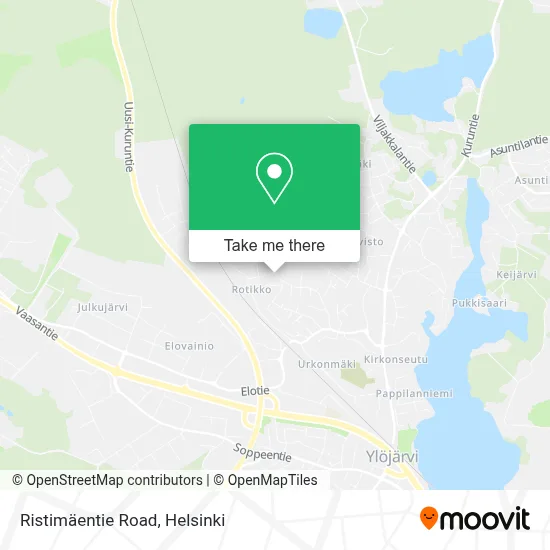 Ristimäentie Road map