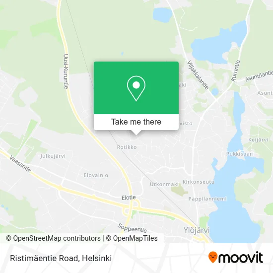 Ristimäentie Road map