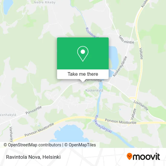 Nova Restaurant map