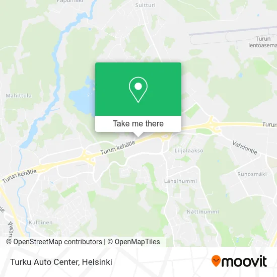 Turku Auto Center map