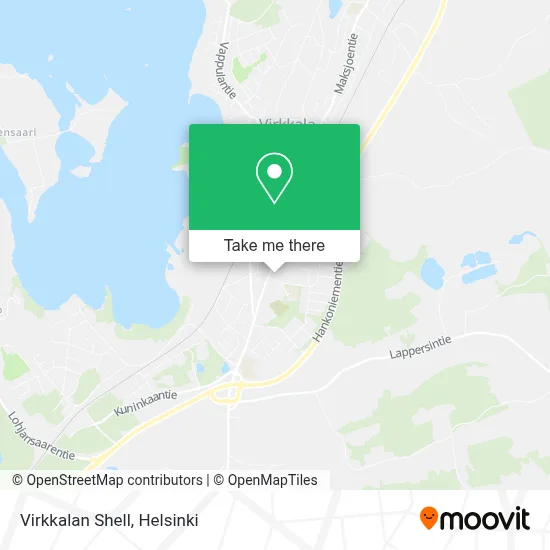 Virkkala Shell map