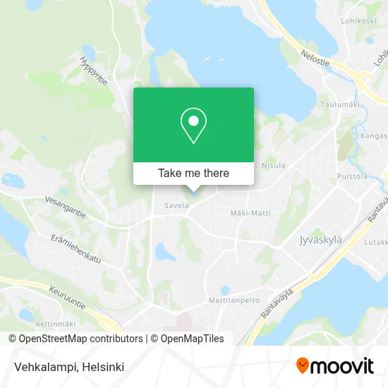 Vehkalampi map