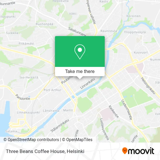 Three Beans Coffee House map