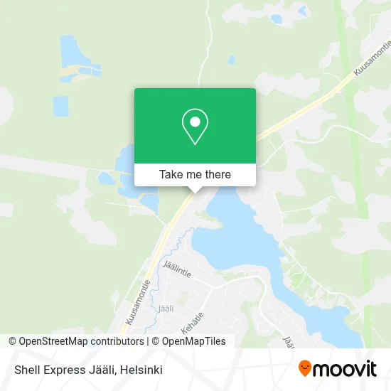 Shell Express Jääli map