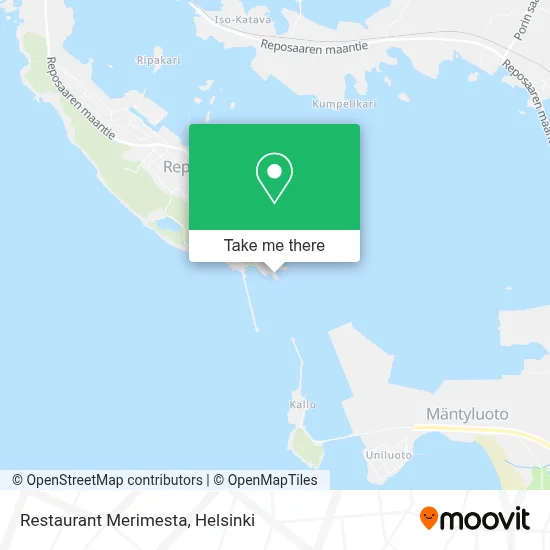 Restaurant Merimesta map