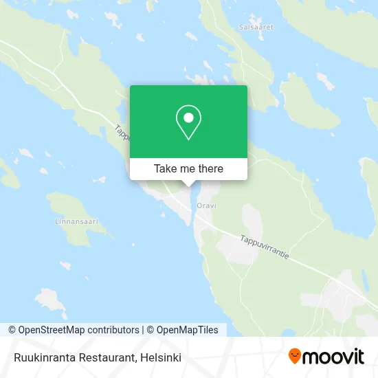 Ruukinranta Restaurant map