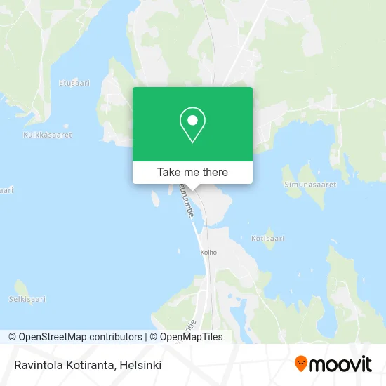 Restaurant Kotiranta map