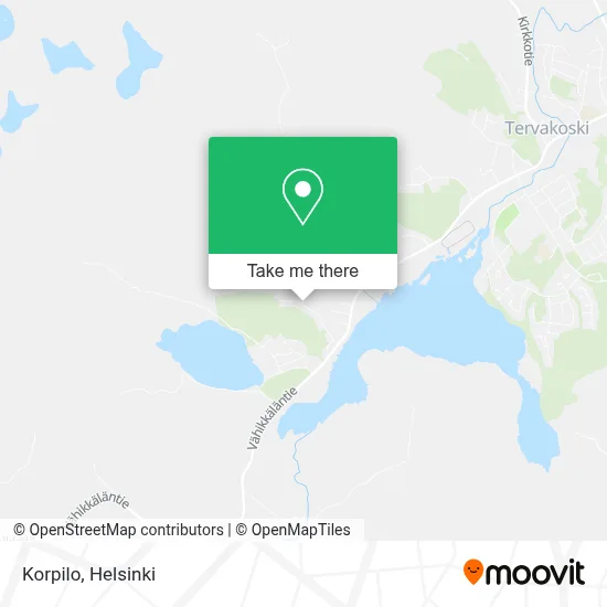 Korpilo map