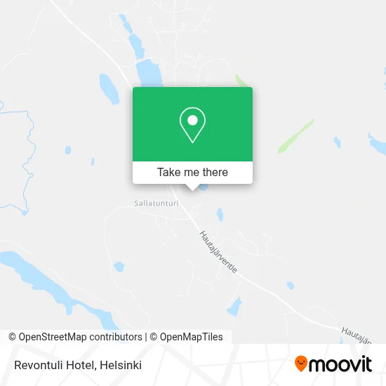 Revontuli Hotel map