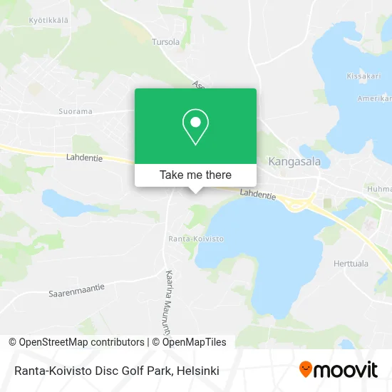 Ranta-Koivisto Disc Golf Park map