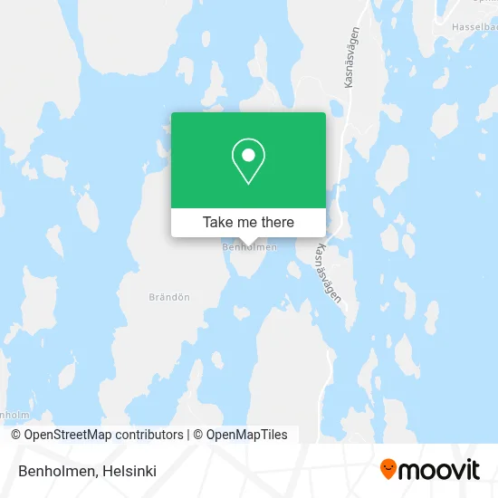 Benholmen map