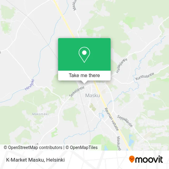 K-Market Masku map