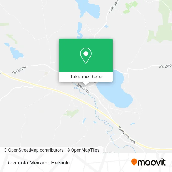 Restaurant Meirami map