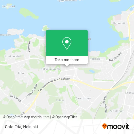 Cafe Fria map