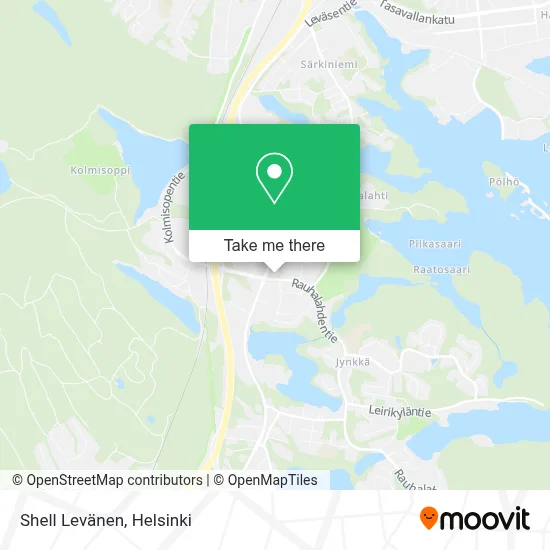 Shell Levänen map