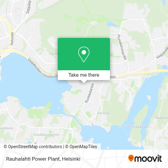 Rauhanlahti Power Plant map