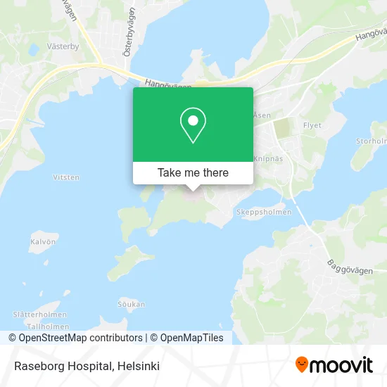 Raseborg Hospital map