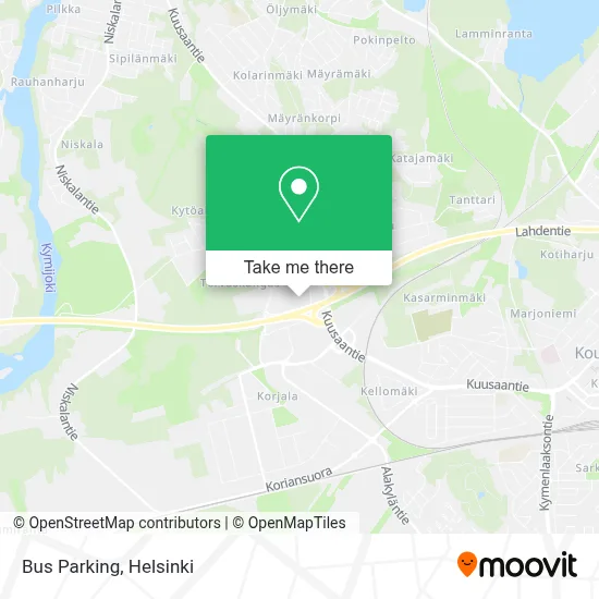 Bus Parking map