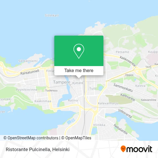 Ristorante Pulcinella map