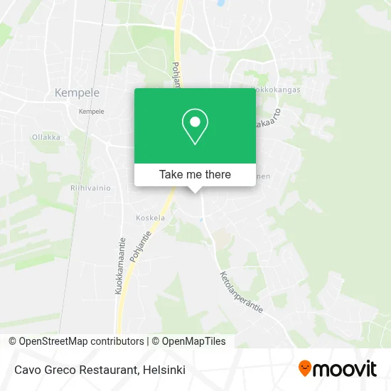 Cavo Greco Restaurant map