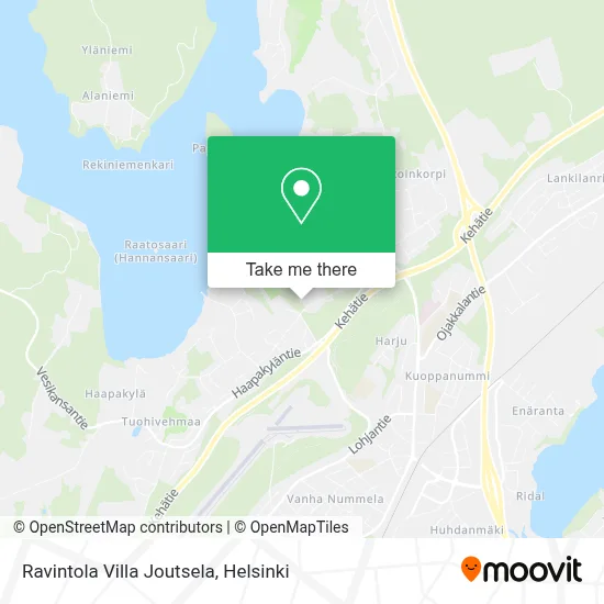 Villa Joutsela Restaurant map