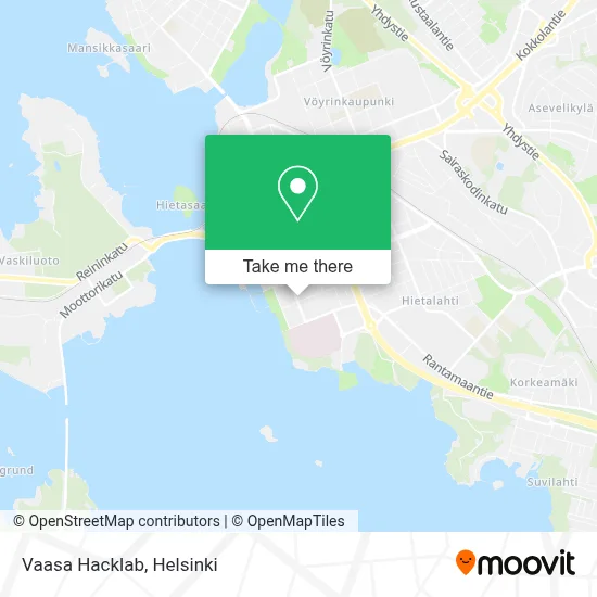 Vaasa Hacklab map