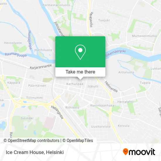Ice Cream House map