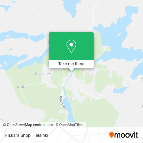 Fiskars Shop map