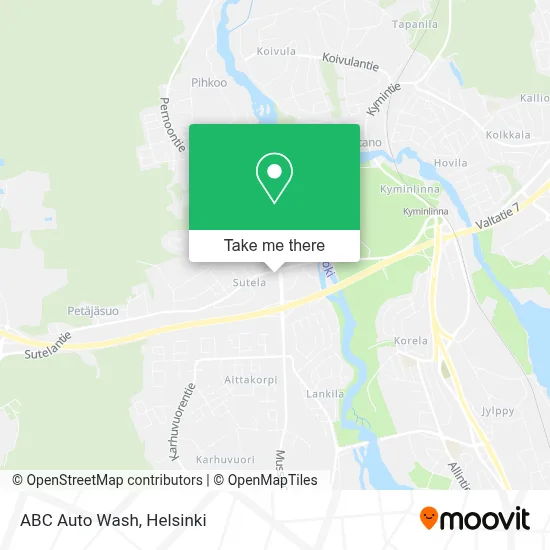 ABC Car Wash map