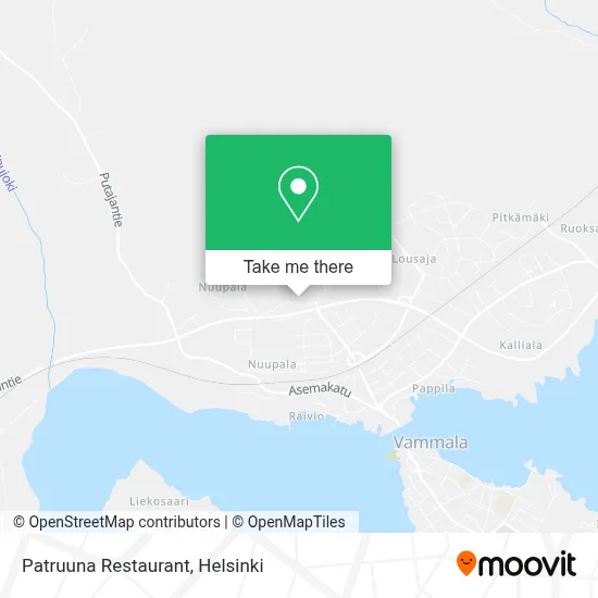 Restaurant Patruuna map