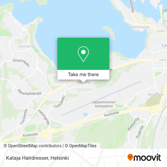 Hairdresser Kataja map