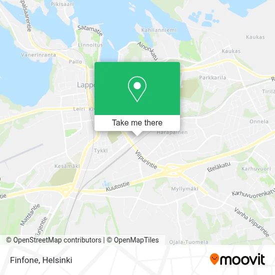 Finfone map