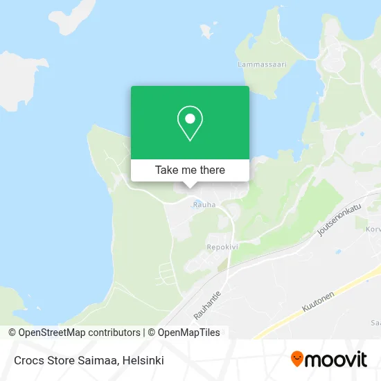 Crocs Store Saimaa map