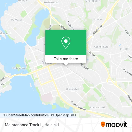 Maintenance Track II map