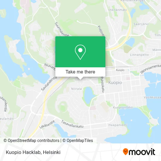 Kuopio Hacklab map