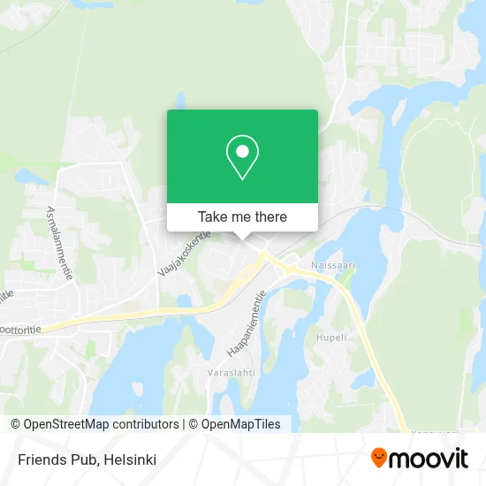 Friends Pub map