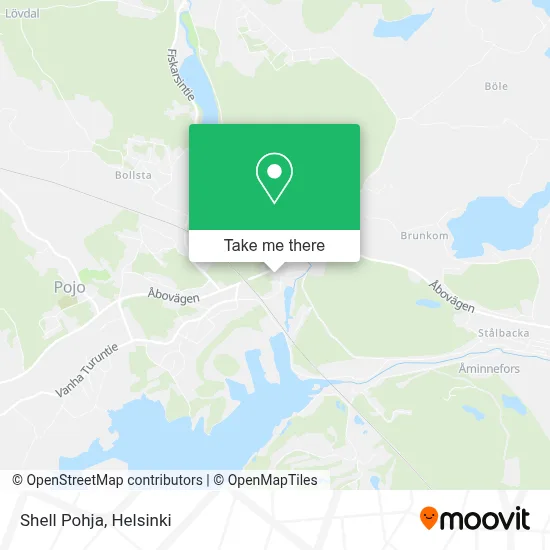 Shell Pohja map