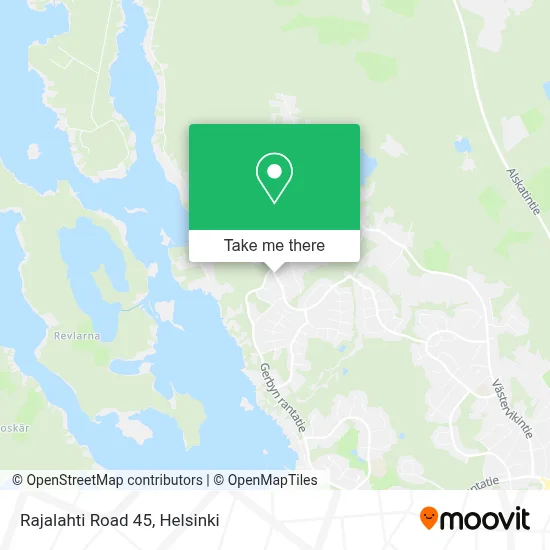 Rajalahti Road 45 map