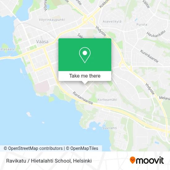 Ravikatu / Hietalahti School map