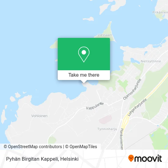 Saint Bridget Chapel map