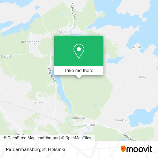 Riddarmansberget map