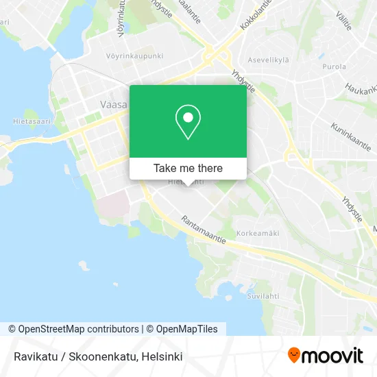 Ravikatu / Skoonenkatu map