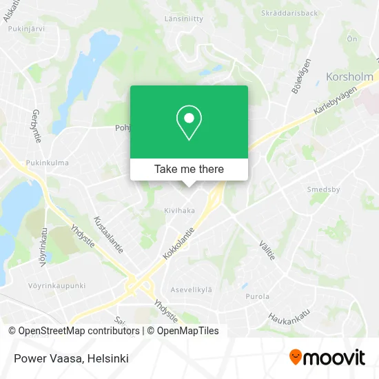 Power Vaasa map