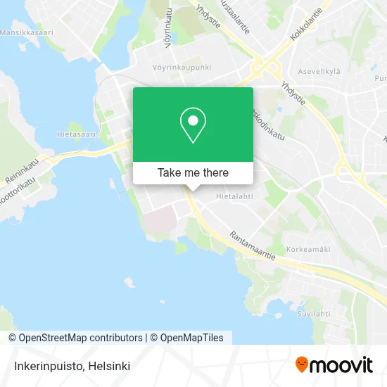 Inkeri Park map