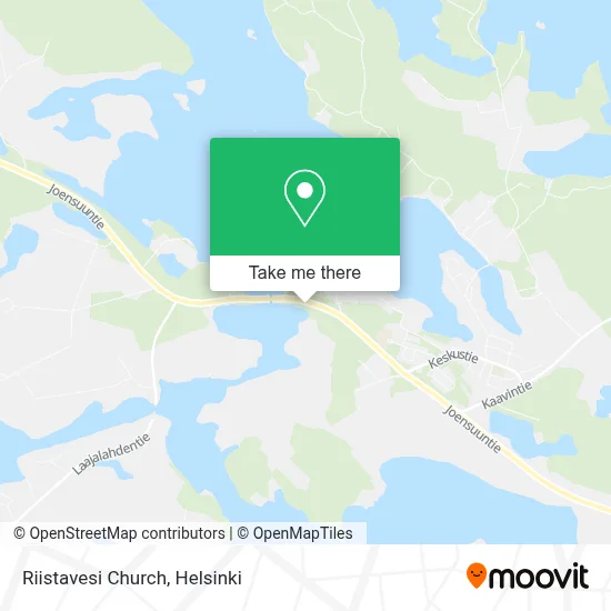 Riistavesi Church map