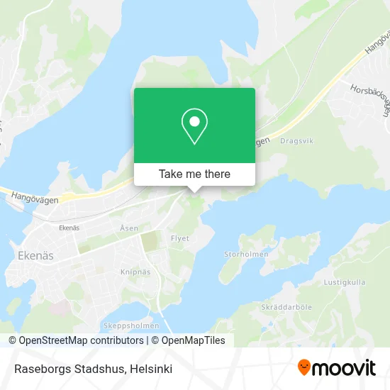 Raseborg City Hall map