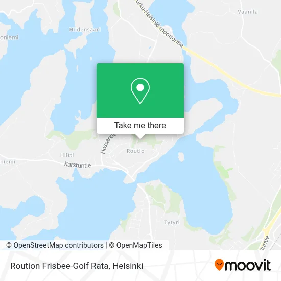 Routio Frisbee Golf Course map