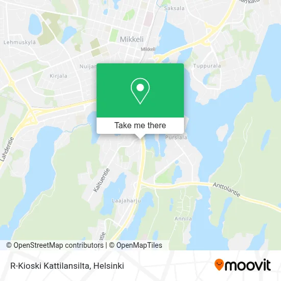 R-Kioski Kattilansilta map