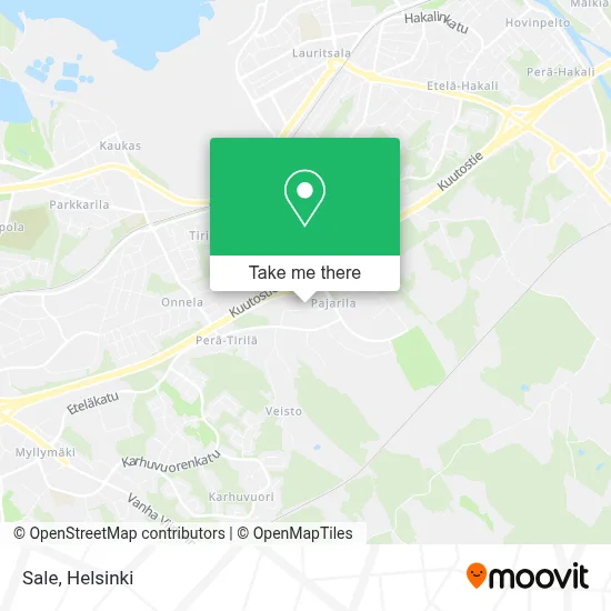 Sale map