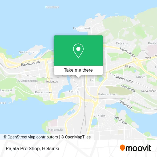 Rajala Pro Shop map